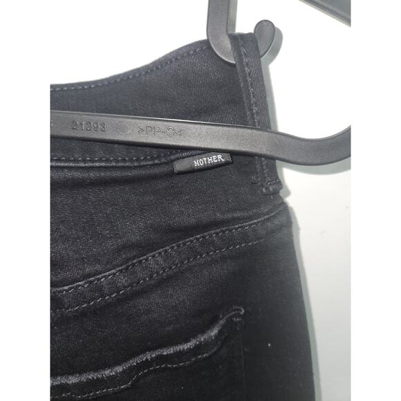 Mother black jeans insider crop step fray 29 - Picture 4 of 6